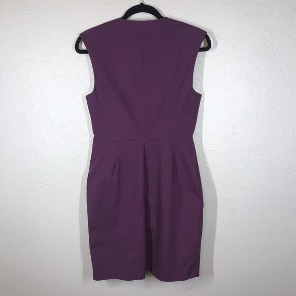 Kate Spade Saturday Purple Lets Make Contact zippered sheath dress - Picture 3 of 12